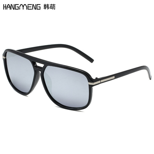 European and American new double-beam polarized sunglasses, sports sunglasses, anti-UV fashion men's and women's retro sunglasses