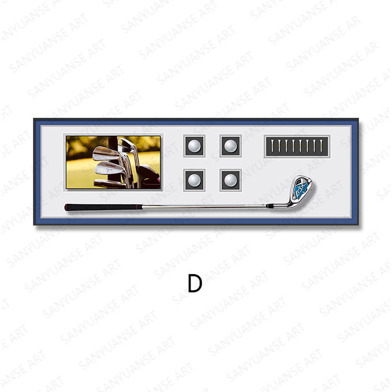 Golf colgante pintura sala de estar pintura decorativa moderna minimalista dormitorio pasillo Mural Club Golf pintura