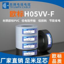 胜牌源厂欧标H05VV-F多芯护套软线纯铜丝优质插头线VDE认证电源线