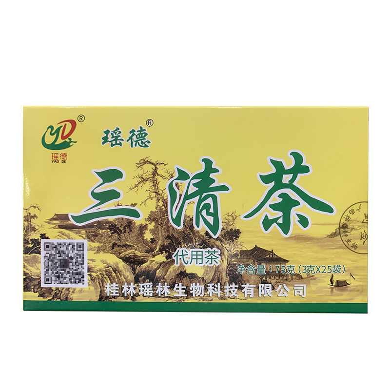 Yao De San Qing Tea Substitute Tea 75g (3g X25 Bags)/Box Leisure Drinking Health Tea
