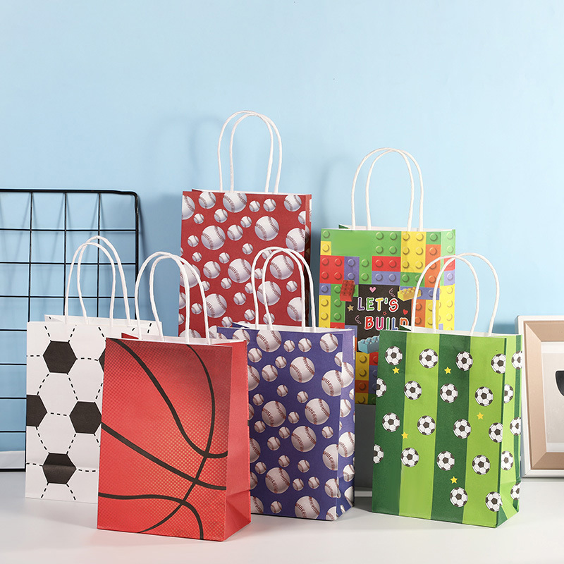 Cross-Border Gift Bags, Kraft Paper Bags, Holiday Gift Bags, Packaging Handbags, Candy Bags, Children's Gift Bags, Packing Bags