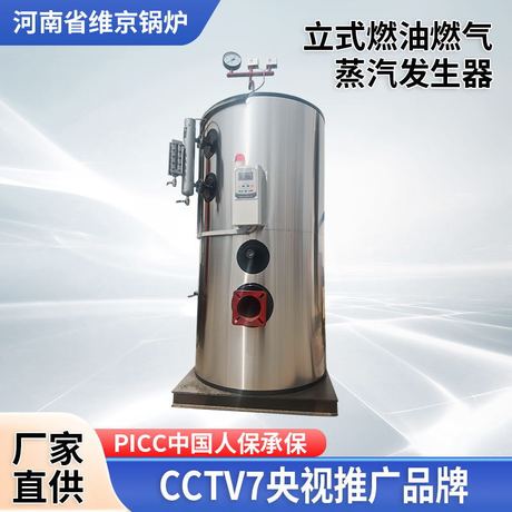 立式燃油燃气蒸汽发生器供暖食品酿酒蒸馏商用蒸汽机换热蒸汽锅炉