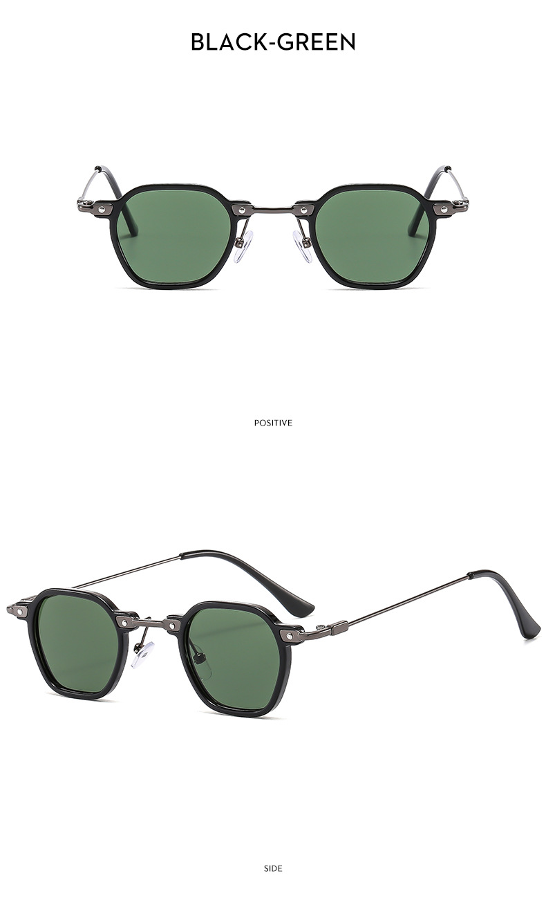 Square Hip-hop Sunglasses For Cycling Men Artistic Small Frame_voghion.com