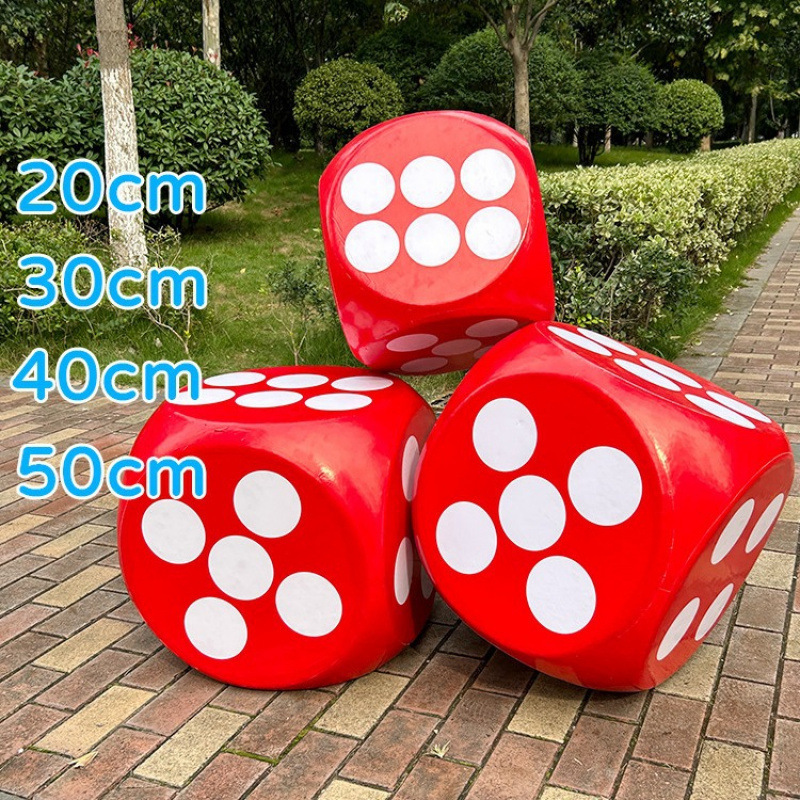 Large Sieve Foam Dice Giant Large Fun Wedding Game Props Super Dice Toy Replacement