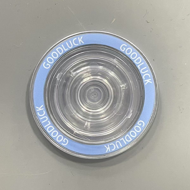 Chasis de succión magnética magsafe Airbag móvil base transparente accesorios de succión magnética goteo pintado redondo