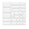 Transparent set, 25 pieces