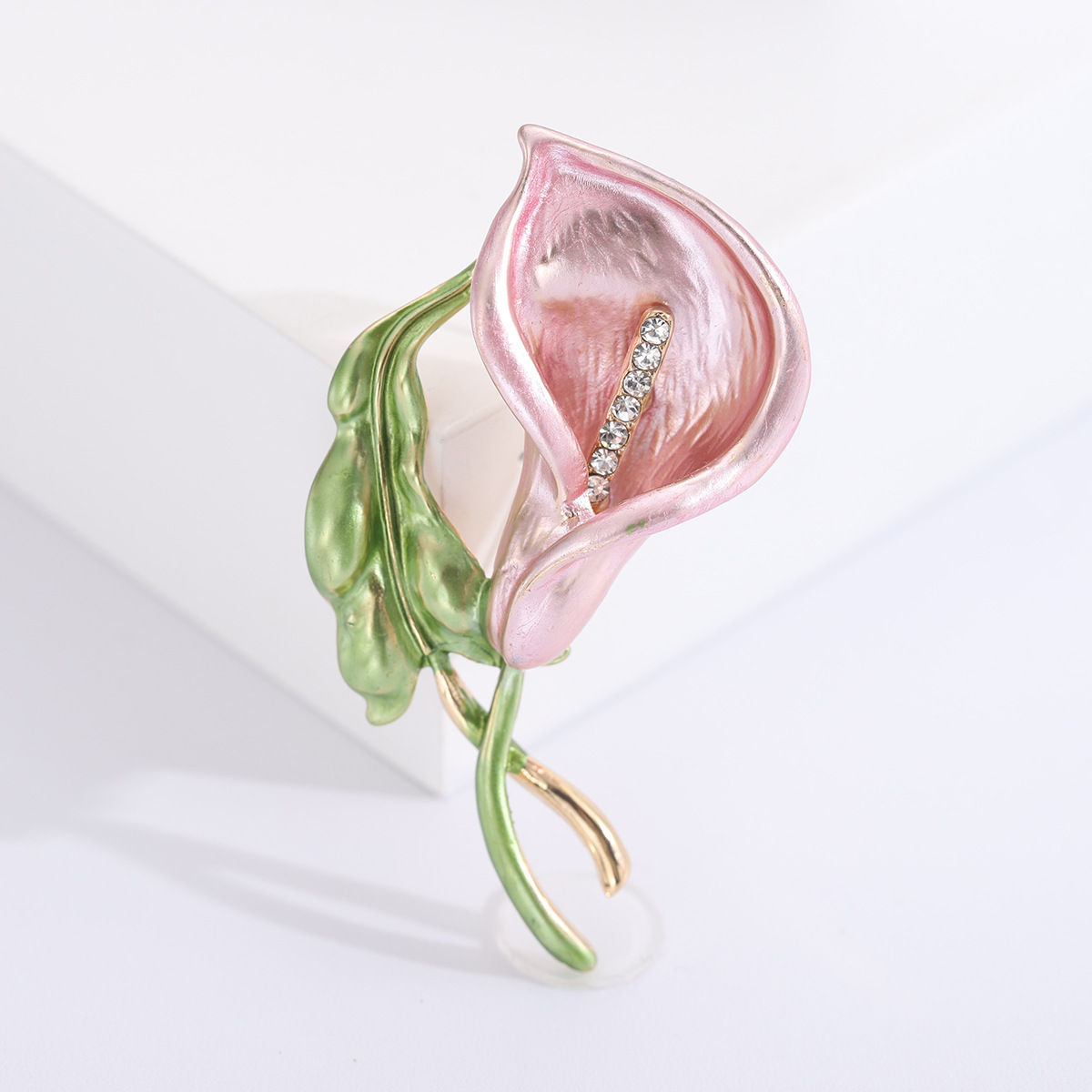 Korean-style Enamel Oil Drop Morning-glory Brooch Women's Suit High-end Sweater Jewelry Plant Flower Fashion Clothing Pin
