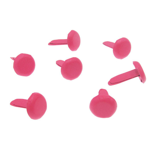 Cross-Border factory Amazon best selling round color two-legged angle nails double-legged nails children's American Labor DIY material in stock