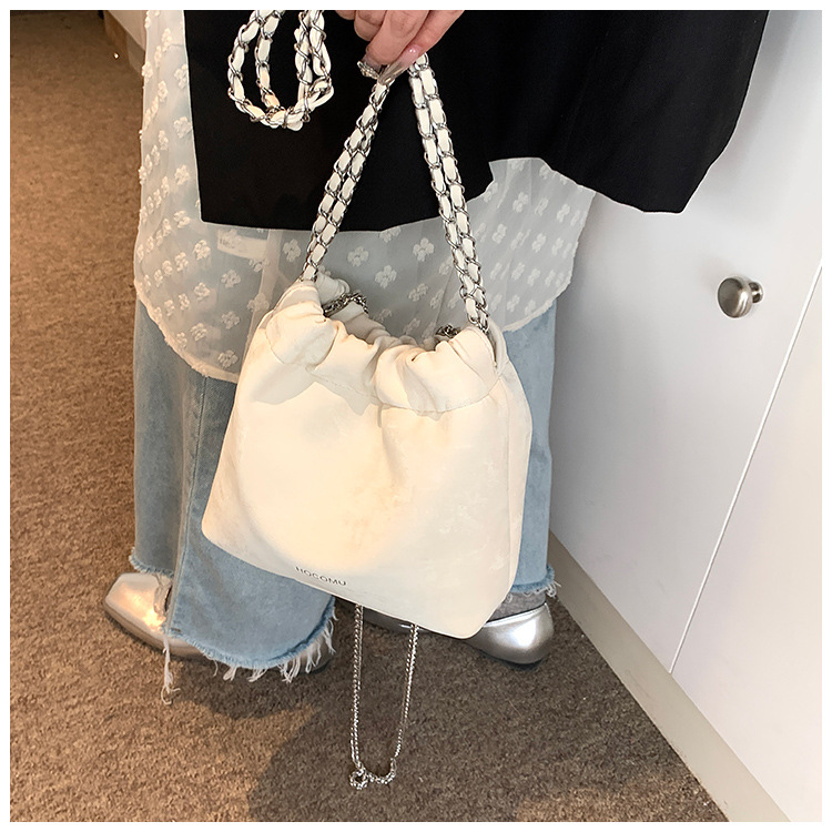 2024 Neue Damenmode Tote National Silk Art Style Kette Einzelschulter Crossbody Blessing Water Bucket Bag_voghion.com