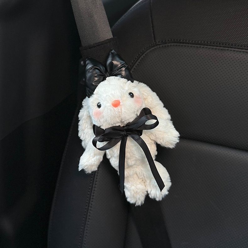 Creative Rabbit Car Seat Belt Shoulder Cover, High-End Car Seat Belt Decoration, Anti-Wear Clothing for a Couple