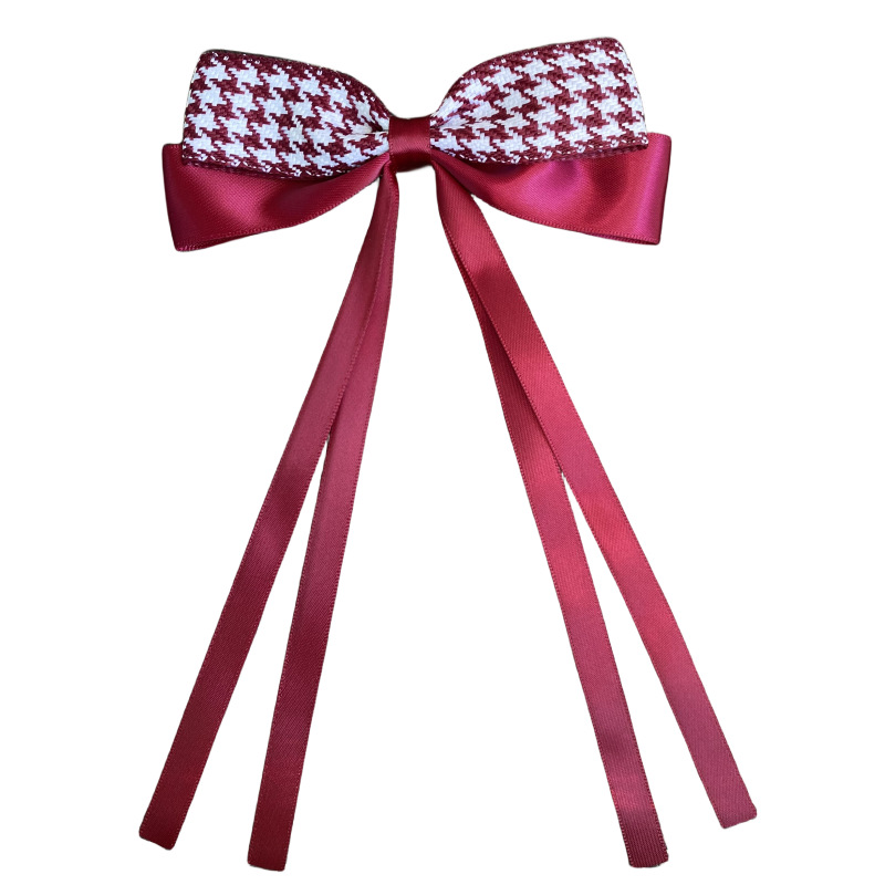 Women's Simple Style Bow Knot Cloth Handmade Hair Clip display picture 6