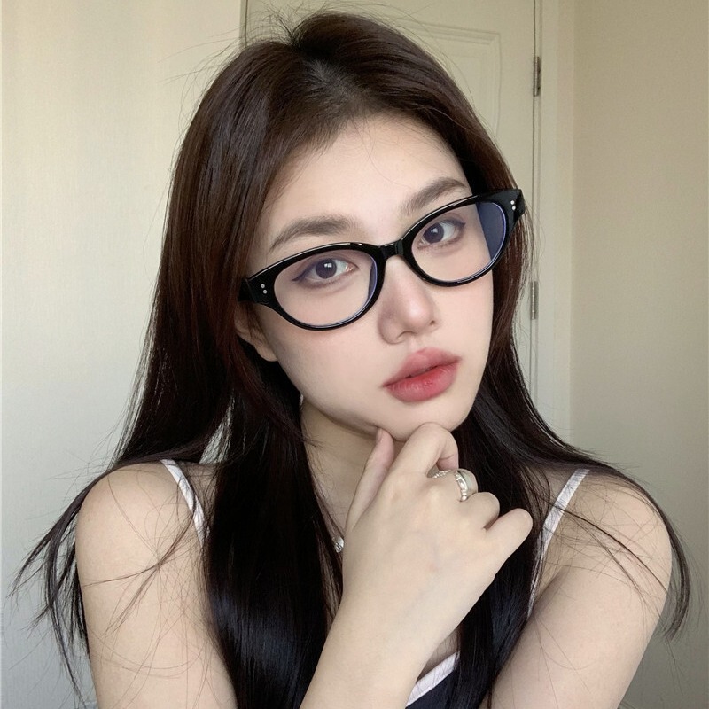 Glasses Frame Retro Amber Frame 1040 Plain Plate Flat Mirror Pure Lust Style High-End Anti-Blue Light Glasses Glasses Frame Retro Amber Frame 1040 Plain Plate Flat Mirror Pure Lust Style High-End Anti-Blue Light Glasses