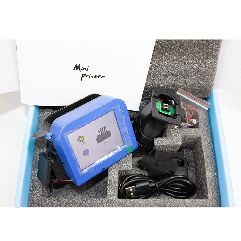 Yaomatec ミニ小型缶凹凸面製造日・賞味期限QRコードミニインクジェットプリンター|undefined