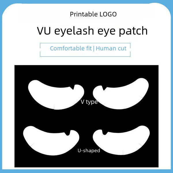 New Style Grafted Eyelash V-shaped U-shaped Eye Patch Internet Celebrant V-shaped U-shaped Eye Patch Isolated Upper and Lower Eyelash Gel Eye Patch