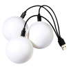 LED light -glowing juggam USB charging cable night outdoor parent -child game luminous toy ball juggling