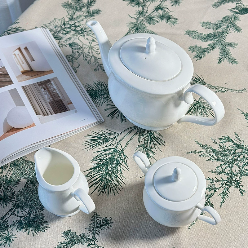Ceramic coffee pot, afternoon tea, coffee teapot