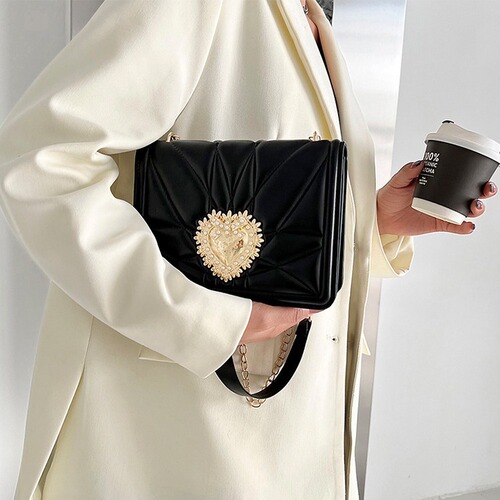 Foreign trade wholesale chain bag women's Korean style fashion shoulder bag small fragrance versatile popular cross-body bag commuter women's bag
