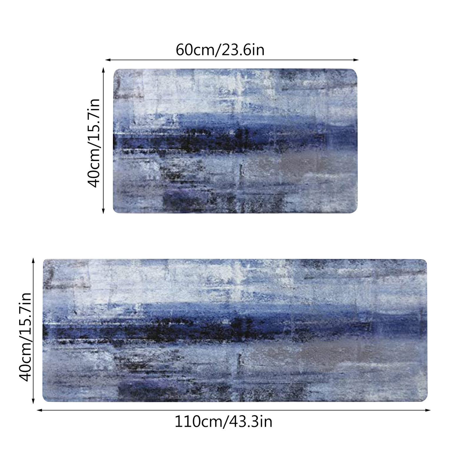 Tapis à thème de Noël, paillasson antidérapant et résistant aux taches, tapis absorbant pour salle de bain, entrée, cuisine_voghion.com