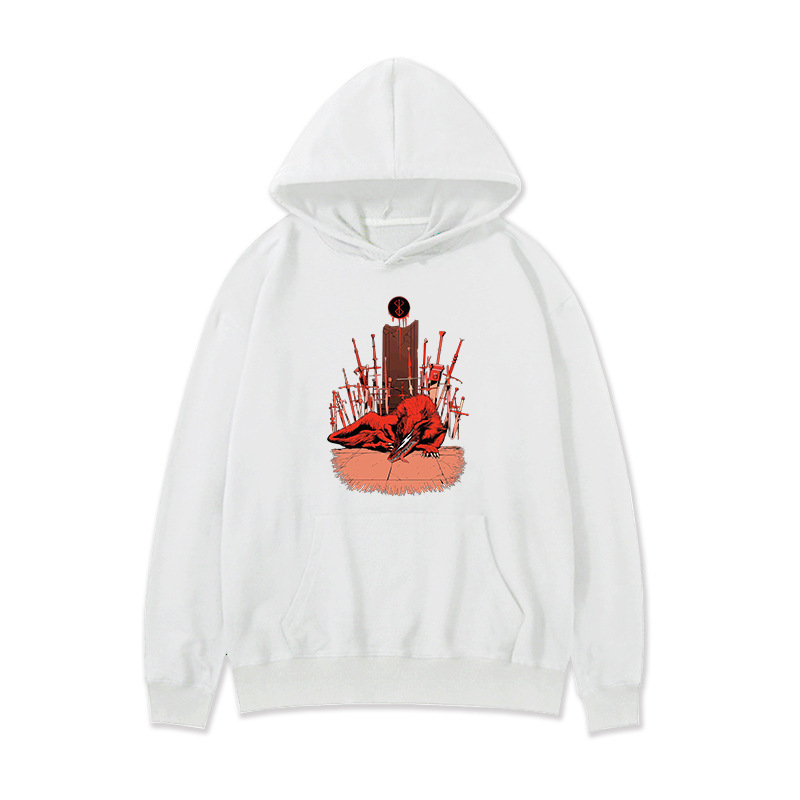 Swordwind Legend Anime Periférico Suéter con capucha Marca Warrior Segunda dimensión Sudadera con capucha suelta casual europea y americana