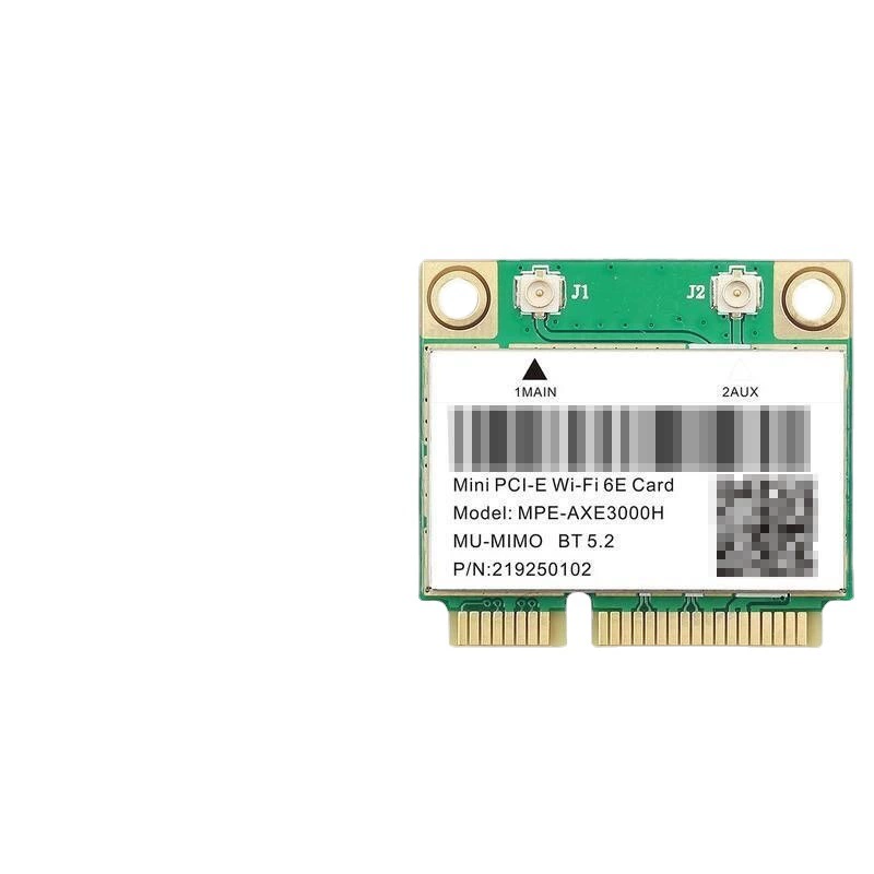 AX210 ноутбук мини PCI-E беспроводная сетевая карта WiFi6 Dual‑band 5G промышленный контроллер Bluetooth Wi-Fi приемник