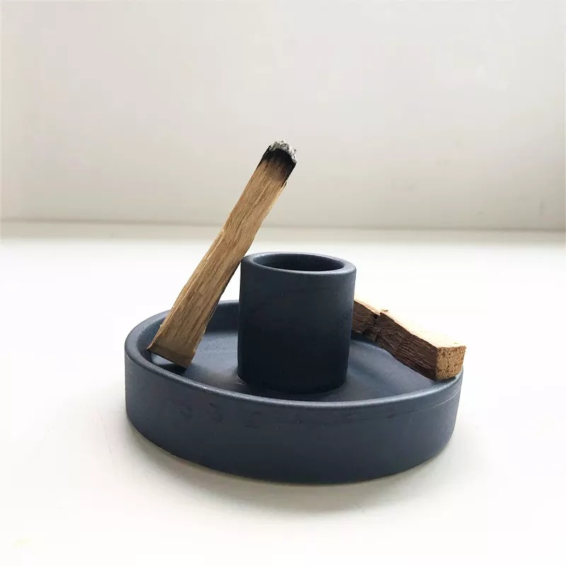 Incense burner, Peruvian aged sacred wood, sacred wood incense sticks, candlesticks, ceramics, cross-border Amazon factory direct sales.