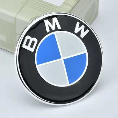 BMW front and rear emblems, 1357 series, suitable for X1, X3, X5, and X6 models, including trunk emblems and hood emblems, high-end quality (Car logo) - -1