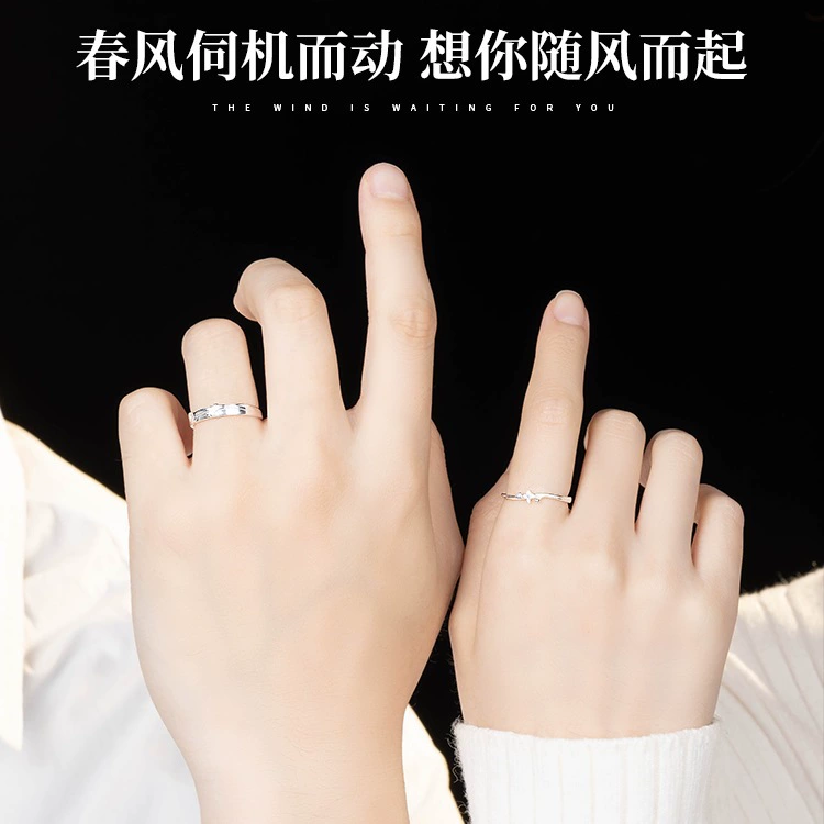 Small design ring for beloved for men and women, accessory for St. Valentine's Day, silver 925 sample, Birthday gift