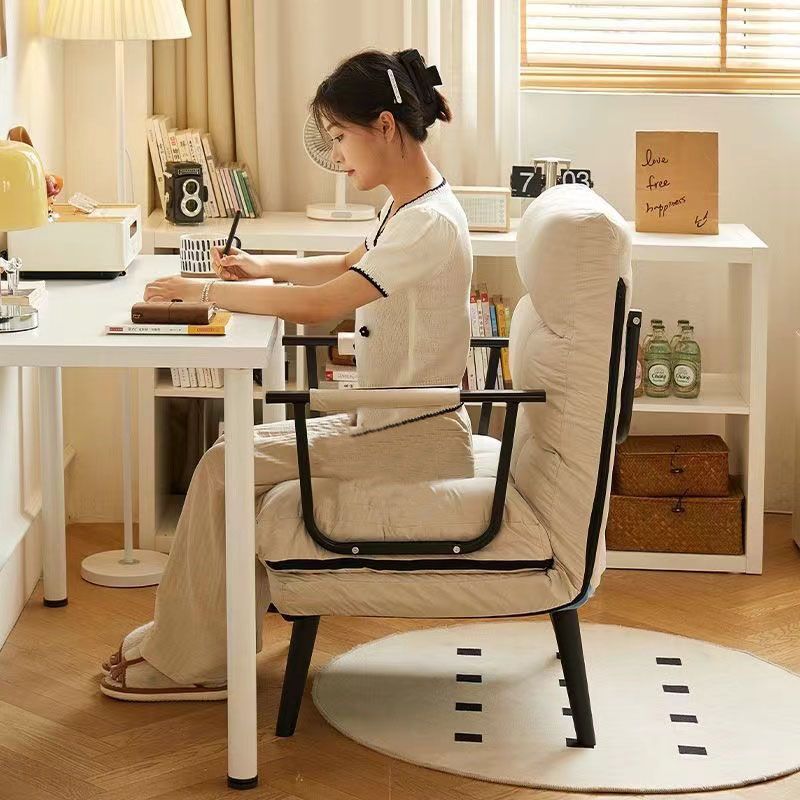 Folding Recliner Chair for Lunch Break, Nap, Sofa Bed, Office Computer Chair, Home Dormitory Chair, Reclining and Sitting Chair with Backrest, Office Chair