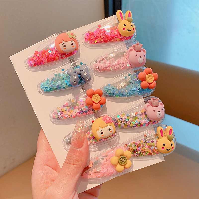 Bebé súper lindo clip tocado fruta de los niños pequeño clip horquilla rota de la niña linda verano Bangs horquilla accesorios para el cabello