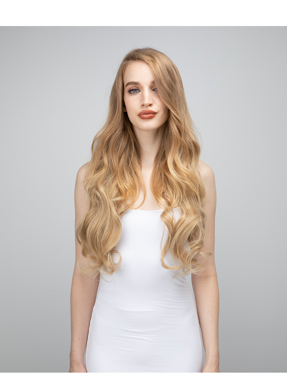Title 18, Womens Wig Extension Long Curly Hair Matte Che...