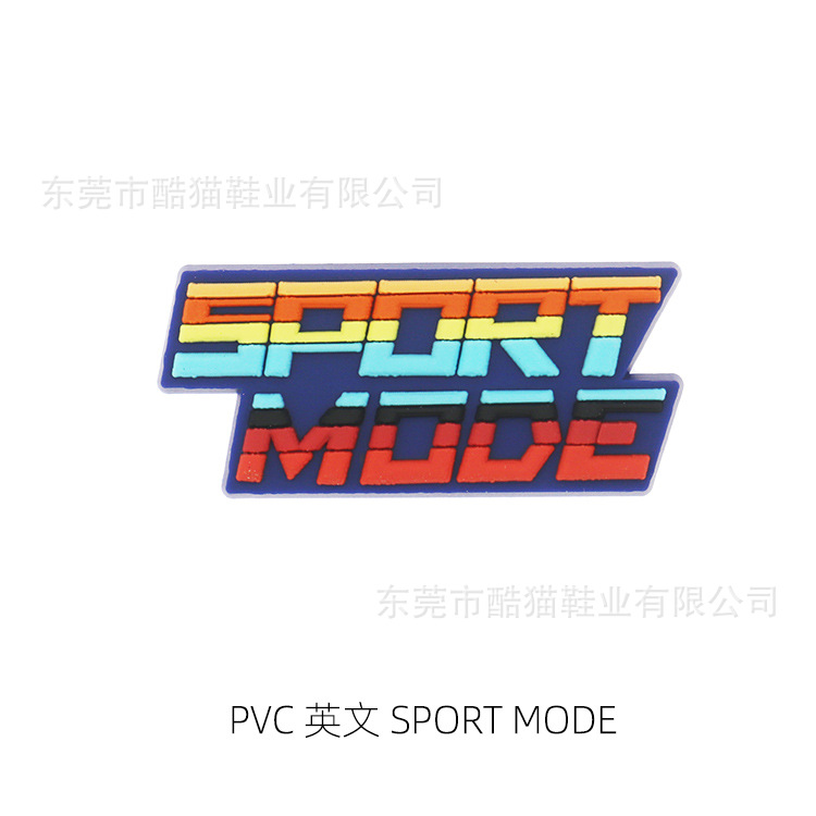 Nuevo agujero zapatos decorativos hebilla accesorios agujero zapatos flor zapato hebilla PVC dibujos animados jardín zapatos superior accesorios inglés