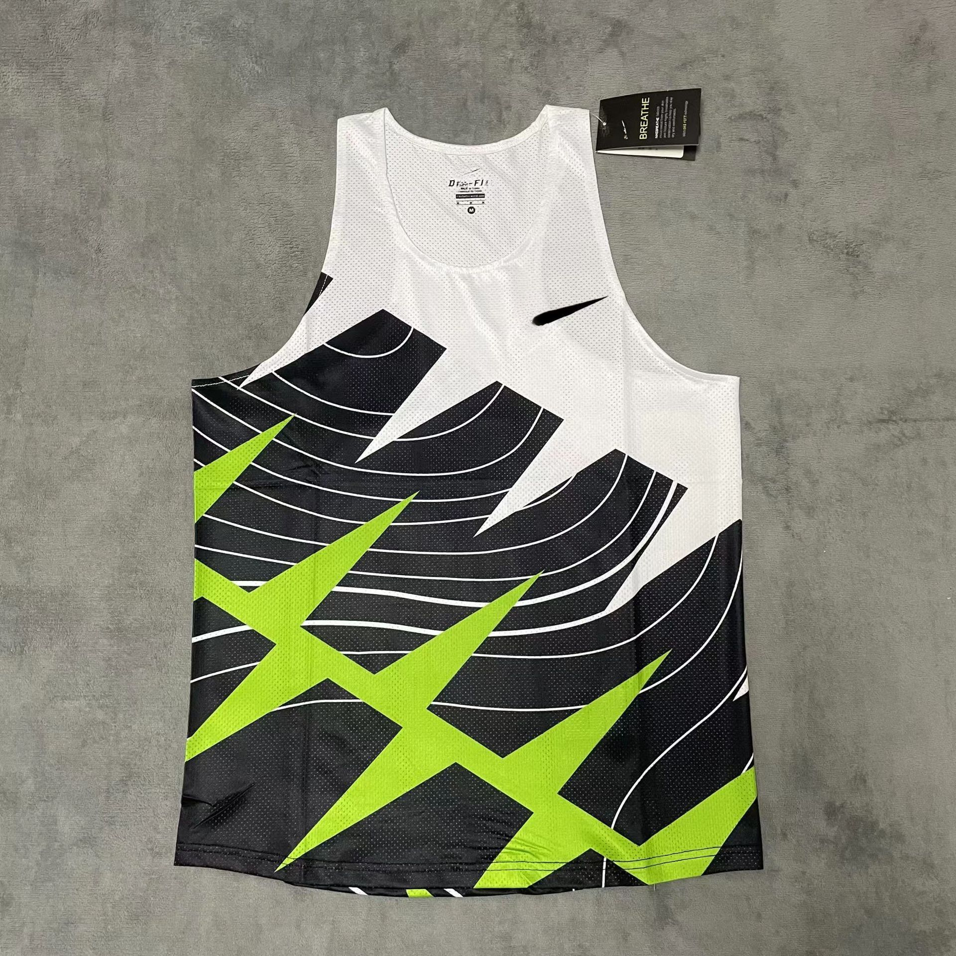 Campus Track and Field Sports Quick-Drying Vest, Physical Examination Competition Uniform, Elastic Training Marathon Running Sports Uniform for Men and Women