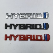 HYBRID環保混合動力車標 適用於豐田RAV4銳志 車身貼 車尾標貼