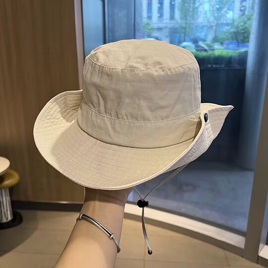Rongmei Quick-drying Hiking Hat for Women Summer Outdoor Sun Protection Visor Breathable Western Cowboy Hat Fishing Fisherman Hat for Men