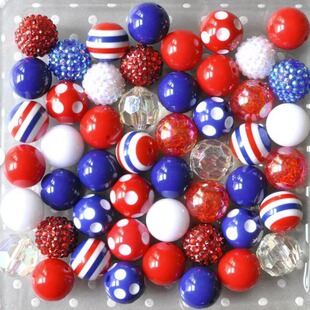 50���t�{ɫ������20MM������������DIY����ɢ��chunky bead