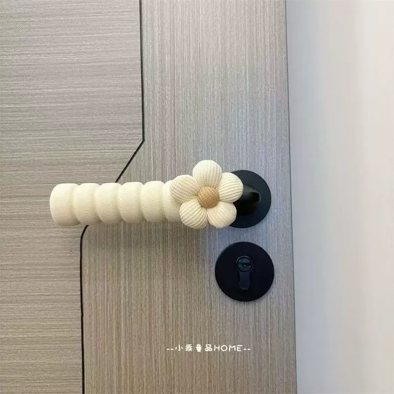 Симпатичные дверные ручки защитная крышка противоударная антистатическая мультяшная кукла декоративная дверная ручка защитная крышка для спальни