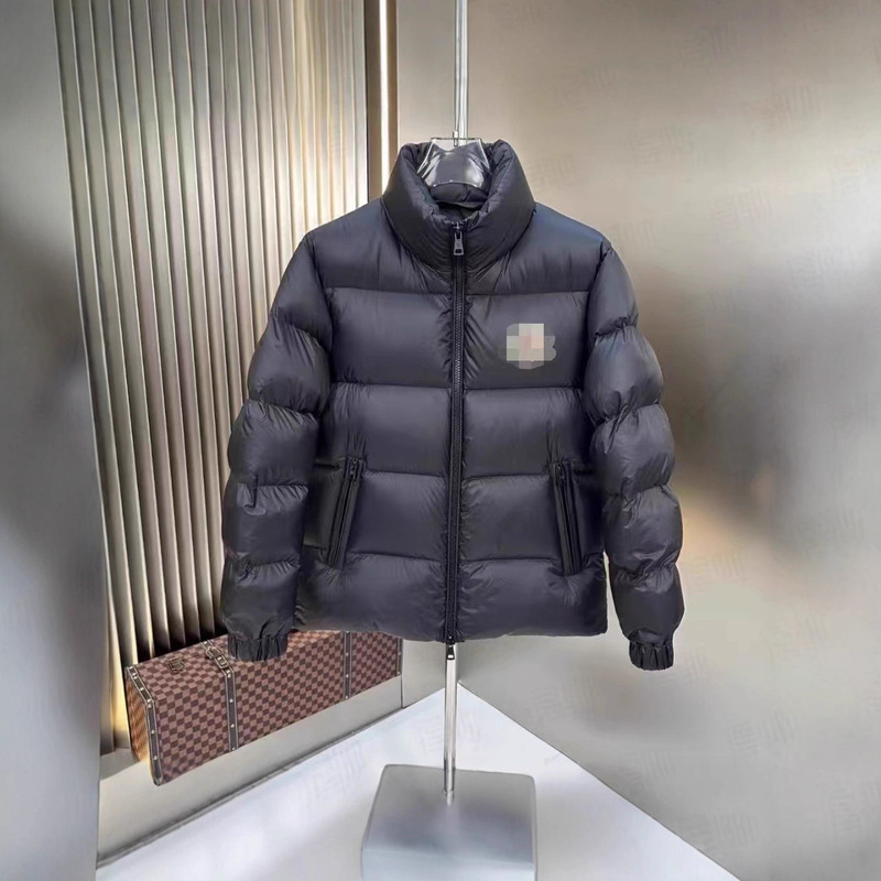 Men's Foreign Trade down Jacket with Stand Collar, Thickened and Warm, Mid-Length Winter Coat, Cold-Proof, Loose Fit