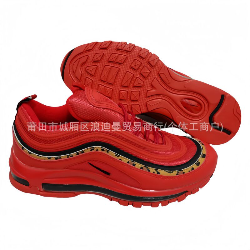 外贸纯原air max97气垫鞋减震透气轻便防滑增高软底男女跑步鞋|undefined