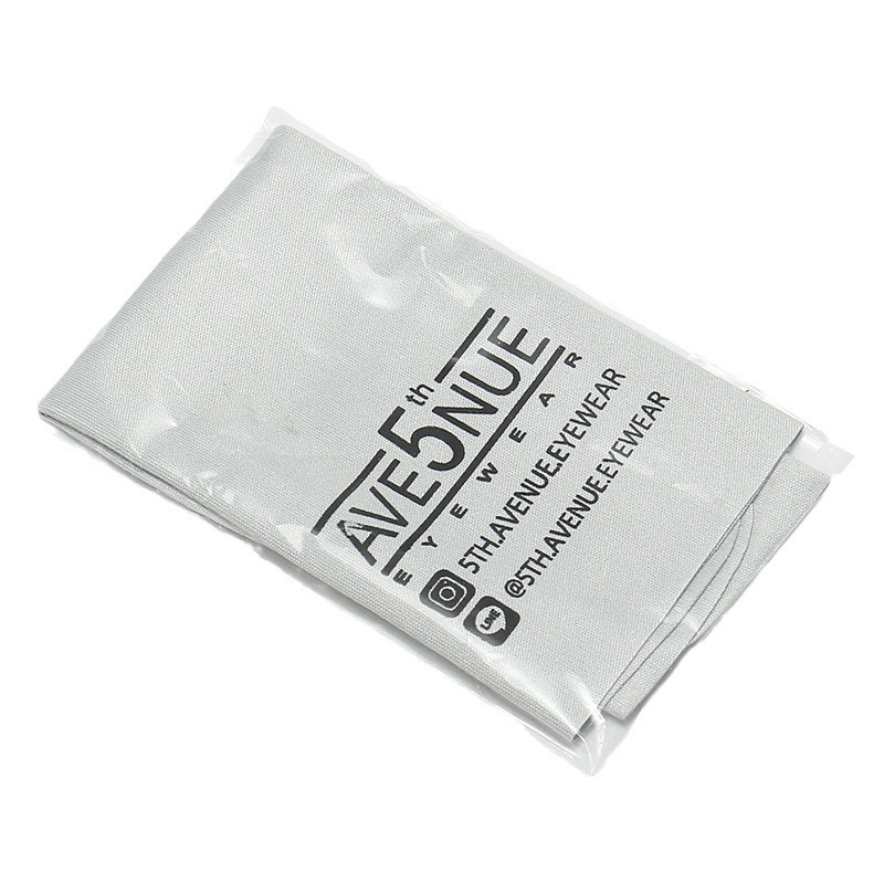 Aguja, una aguja, dos agujas, tres fibras de punto, isla de seda, gamuza, tela para gafas, paño de limpieza, paño de limpieza, logotipo impreso