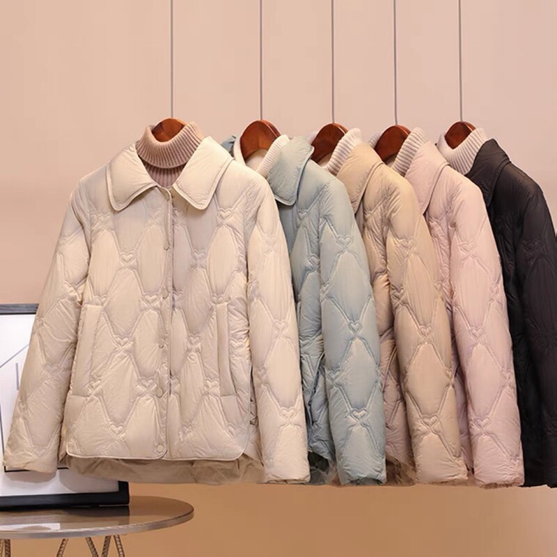 Duck@Lightweight Short down Jacket Women's 2025 New Small Autumn and Winter Loose Fashionable Solid Color Women's Jacket Duck@Lightweight Short down Jacket Women's 2025 New Small Autumn and Winter Loose Fashionable Solid Color Women's Jacket