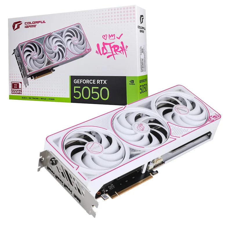 Suitable for Igame Geforce Rtx 5050 Ultra W Oc 8Gb E-Sports Gaming Computer Graphics Card