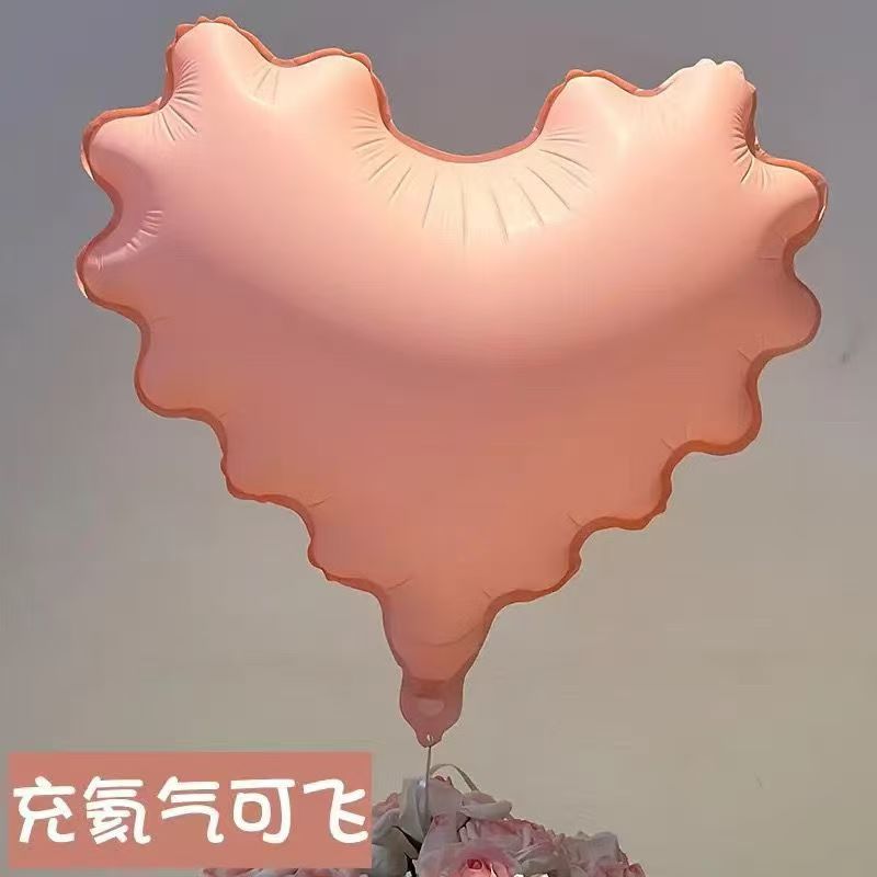 ins小红书20寸波浪纹爱心铝膜气球生日拍照店铺活动氛围布置气球|undefined