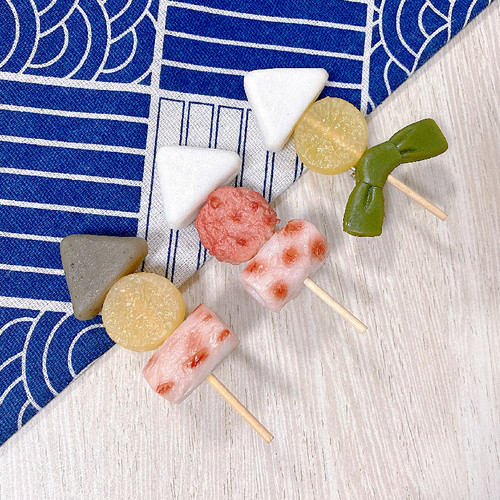 Creative funny hairpin mini oden skewers spicy hot side clip hairpin simulation model DIY decoration