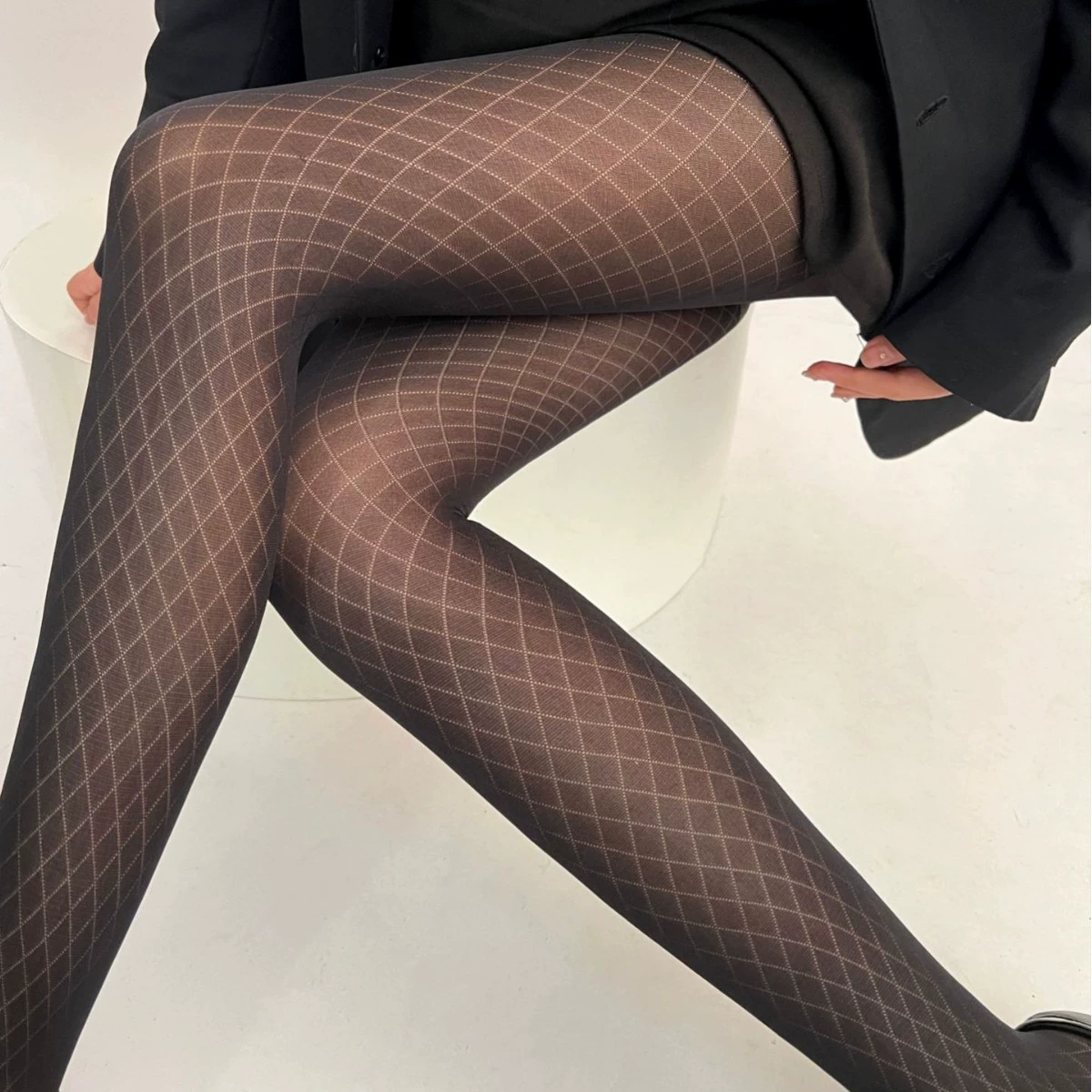 Прилив, осенние ретро модные цветные колготки