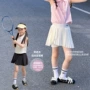 少女不规则元气清爽百褶裙