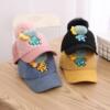 children Cap lovely Maomao Baseball cap Autumn and winter New products baby 2-5 Children dinosaur Hat