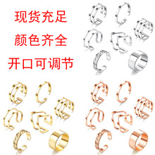 新款可调节钛钢戒指韩国流行不锈钢情侣戒指女不掉色小众设计指环