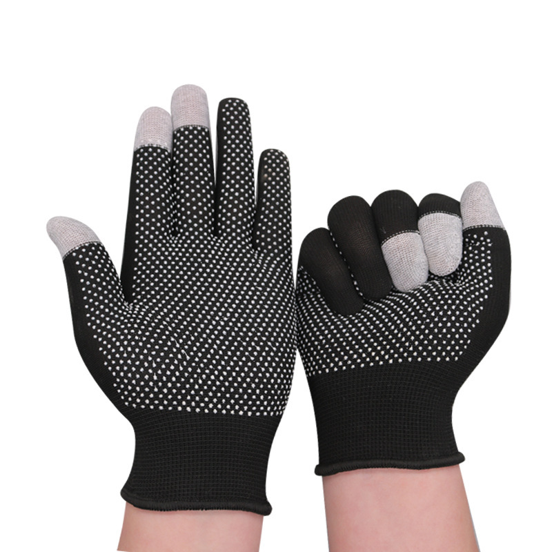 Guantes de pantalla táctil de plástico de nylon para conducir y montar guantes de protección solar para hombres y mujeres protección de fábrica de jardinería
