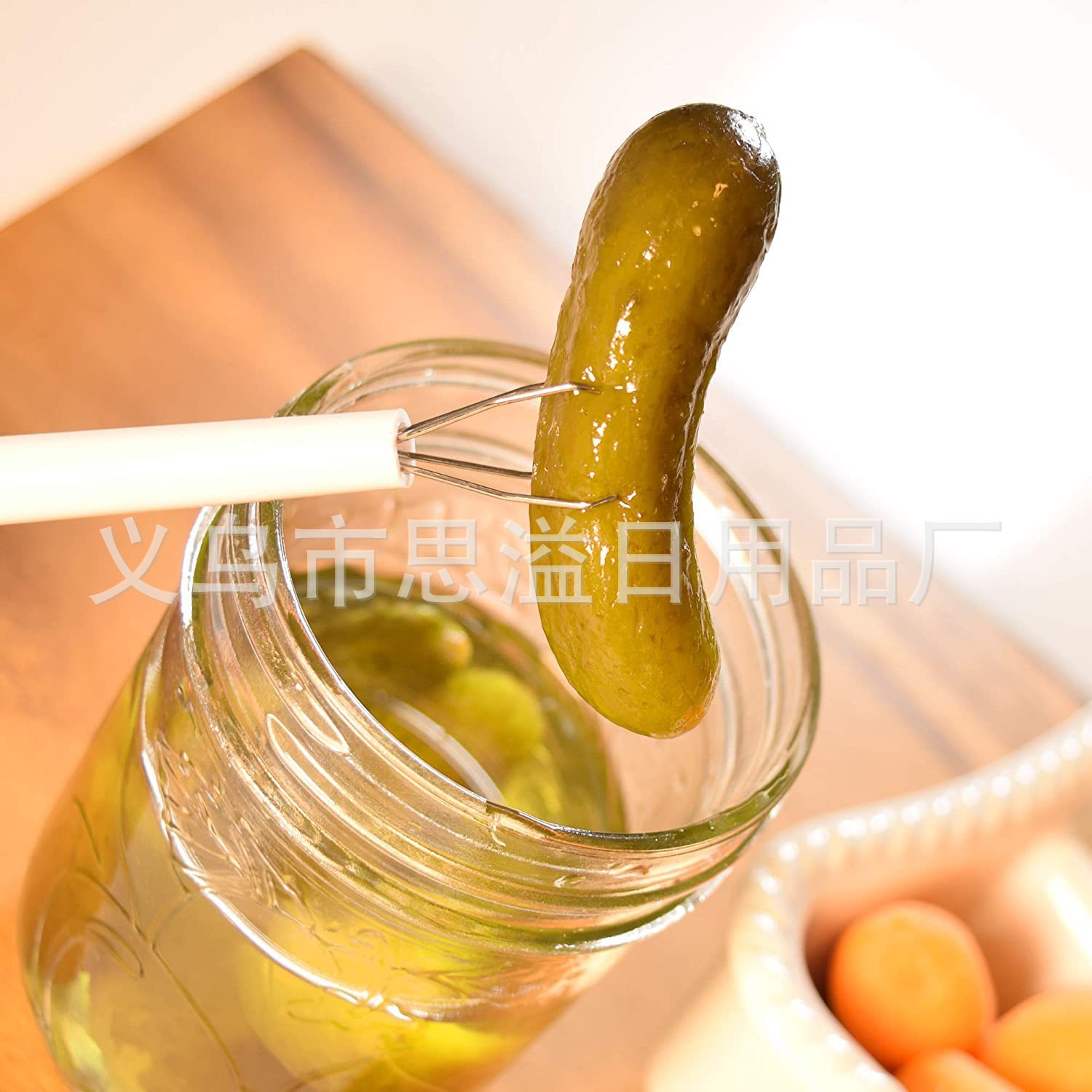 Pickle pepino clip herramienta de plástico Deluxe pickle Pincher Pickle