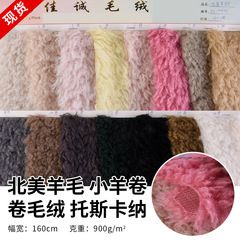 工廠 900g北美羊毛 小羊卷 捲毛絨 托斯卡納  羊卷顆粒絨